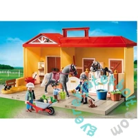 Playmobil Country - Hordozható lovascentrum játékszett