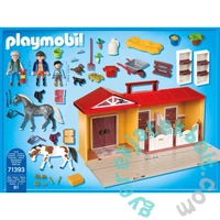 Playmobil Country - Hordozható lovascentrum játékszett