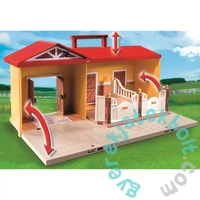 Playmobil Country - Hordozható lovascentrum játékszett