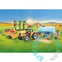 Playmobil - Country - Traktor utánfutóval és víztartállyal játékszett