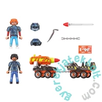 Playmobil - Dino Rise - Dino Mine rakétakocsi játékszett