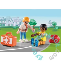 Playmobil - Duck on Call - Mentők bevetésen: versenybaleset játékszett