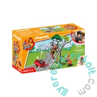 Playmobil - Duck on Call - Tűzoltó bevetés: macskamentés játékszett