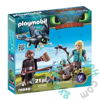 Playmobil - Így neveld a sárkányodat - Hablaty és Astrid bébisárkánnyal játékszett