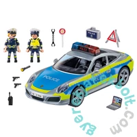Playmobil - Porsche 911 Carrera 4S Rendőrség játékszett