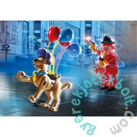 Playmobil- Scooby-Doo! - Ghost Clown kaland játékszett