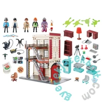 Playmobil - Szellemirtók - Szellemirtók tűzoltó állomása játékszett