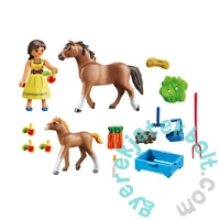 Playmobil - Szilaj, a szabadon száguldó - Prudi lovacskákkal játékszett