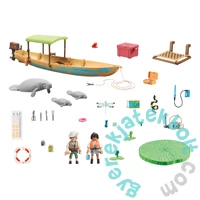 Playmobil - Wiltopia - Hajókirándulás a lamantinokhoz játékszett