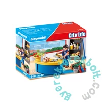 Playmobil - City Life - Gondnok és sulibüfé játékszett