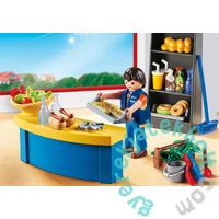 Playmobil - City Life - Gondnok és sulibüfé játékszett