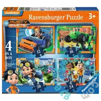 Ravensburger 4 az 1-ben puzzle (12, 16, 20, 24 db-os) - Rusty Rivets (06983)