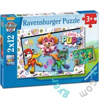 Ravensburger 2 x 12 db-os puzzle - Mancs őrjárat - Szuper Mancsok (07613)