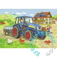 Ravensburger 2 x 12 db-os puzzle - Építkezés, farm (07616)