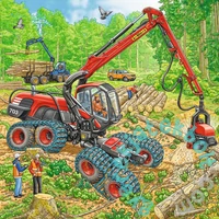 Ravensburger 3 x 49 db-os puzzle - Munkagépek (08012)