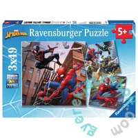 Ravensburger 3 x 49 db-os puzzle - Pókember kalandjai (08025)