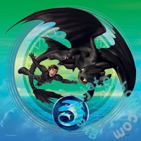 Ravensburger 3 x 49 db-os puzzle - Így neveld a sárkányodat 3 (08064)