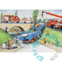 Ravensburger 2 x 24 db-os puzzle - Tűzoltók munka közben (08851)