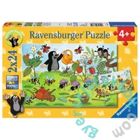 Ravensburger 2 x 24 db-os puzzle - Kisvakond - A kertben (08861)