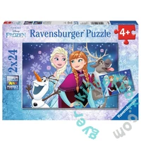 Ravensburger 2 x 24 db-os puzzle - Jégvarázs - Északi fény (09074)