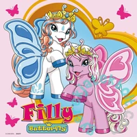 Ravensburger 3 x 49 db-os puzzle - Filly pillangó pónik (09251)