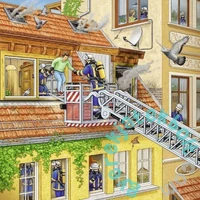 Ravensburger 3 x 49 db-os puzzle - Tűzoltóság (09401)