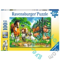 Ravensburger 100 db-os XXL puzzle - Állati találka (10689)