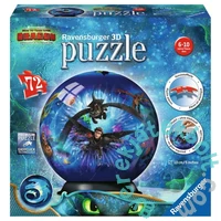Ravensburger 72 db-os 3D gömb puzzle - Így neveld a sárkányodat 3 (11144)