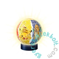 Ravensburger 72 db-os 3D világító gömb puzzle - Pokémon (11547)