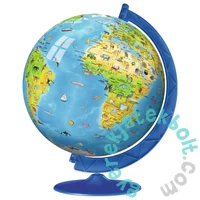 Ravensburger 180 db-os 3D gömb puzzle - Földgömb gyerekeknek (12338)