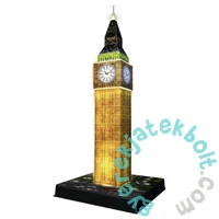 Ravensburger 216 db-os 3D Night Edition puzzle - Big Ben (12588)