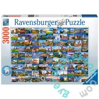 Ravensburger 3000 db-os puzzle - A 99 legszebb hely Európában (17080)