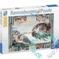 Ravensburger 5000 db-os puzzle - Michelangelo - Ádám születése (17408)
