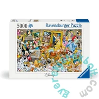 Ravensburger 5000 db-os puzzle - Disney - Mickey, a művész (17432)