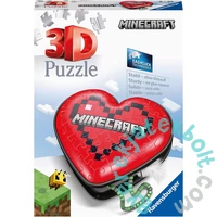 Ravensburger 54 db-os 3D  puzzle - Minecraft szív dobozka (11285)