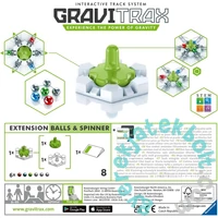 Ravensburger - GraviTrax Golyók és forgó kiegészítő készlet (26979)