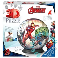 Ravensburger 72 db-os 3D gömb puzzle - Marvel - Bosszúállók (11496)