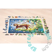 Ravensburger 500 db-os fa puzzle - WOODEN - Tiger in the Jungle (17514)
