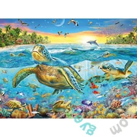 Ravensburger 100 db-os XXL puzzle - Teknősök találkozása (12942)
