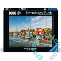Ravensburger 1000 db-os puzzle - Ahrenshoop romantikus kikötői világa (12000584)