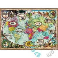 Ravensburger 1000 db-os puzzle - Biciklivel a világ körül (16995)