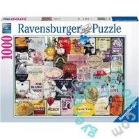 Ravensburger 1000 db-os puzzle - Borcímkék (16811)