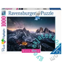Ravensburger 1000 db-os  puzzle - Beautiful Mountains - Drei Zinnen, Dolomitok (17318)