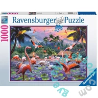 Ravensburger 1000 db-os puzzle - Rózsaszín flamingók (17082)