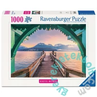 Ravensburger 1000 db-os puzzle  - Gyaloghíd az Annecy-tónál (12001762)