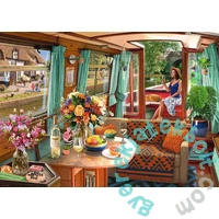 Ravensburger 1000 db-os puzzle  - Hajó a folyón (12001723)