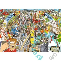 Ravensburger 1000 db-os puzzle - Visszapillantó tükör - Kerékpározás (12001163)