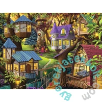 Ravensburger 1500 db-os puzzle - Alkonyat a fák tetején (12001009)