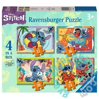 Ravensburger 4 az 1-ben puzzle (12,16,20,24 db-os) - Stitch (12001069)
