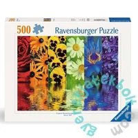 Ravensburger 500 db-os puzzle - Virágok tükörképpel (12000213)